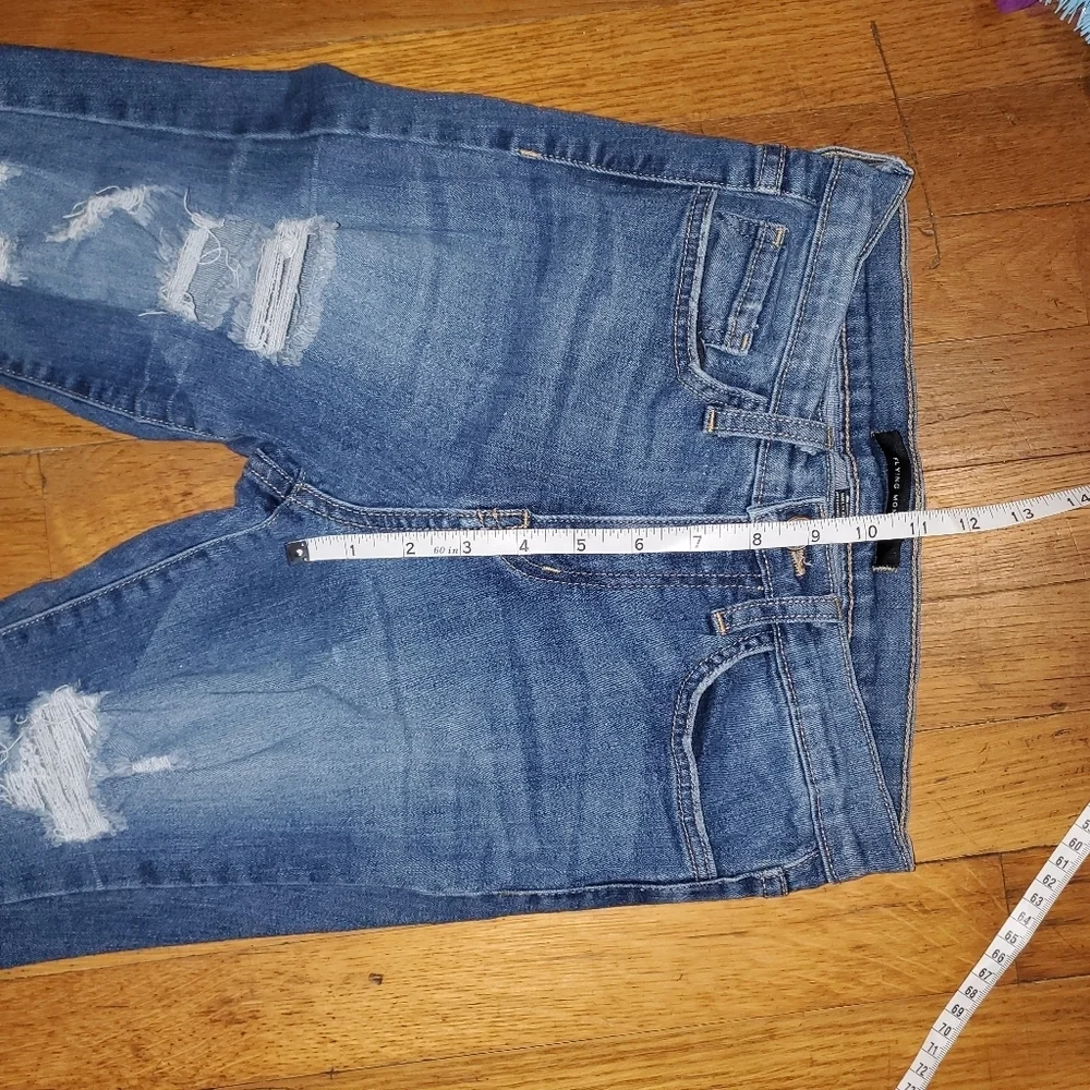 Flying Monkey Blue Skinny Jeans Distressed
